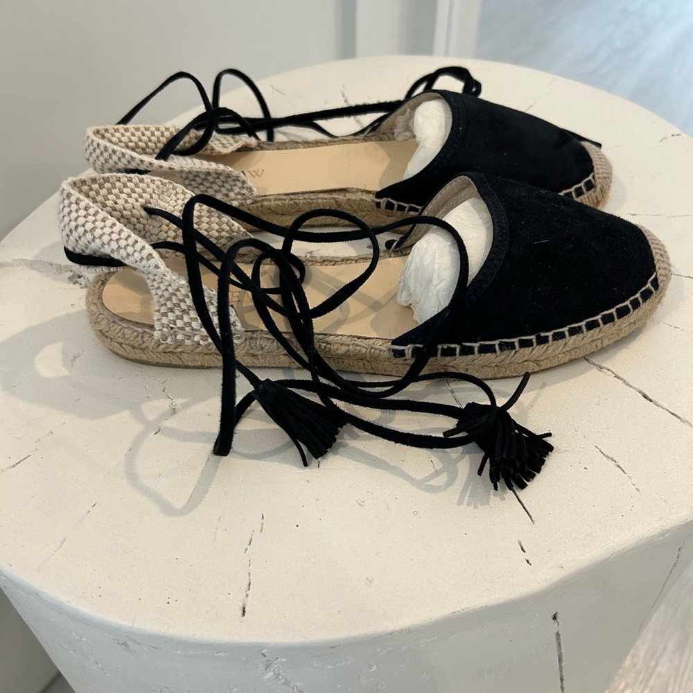 J.Crew navy suede espadrilles